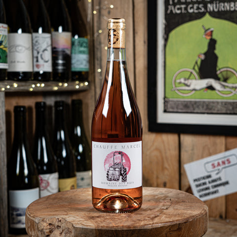 Bouteille de vin rosé Chauffe Marcel