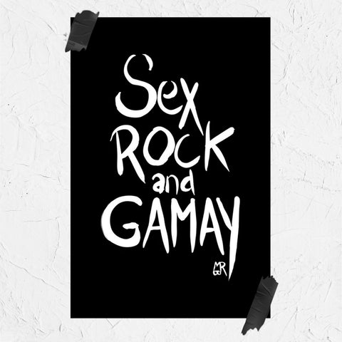 Affiches Sex Rock and Gamay  - Manacréa