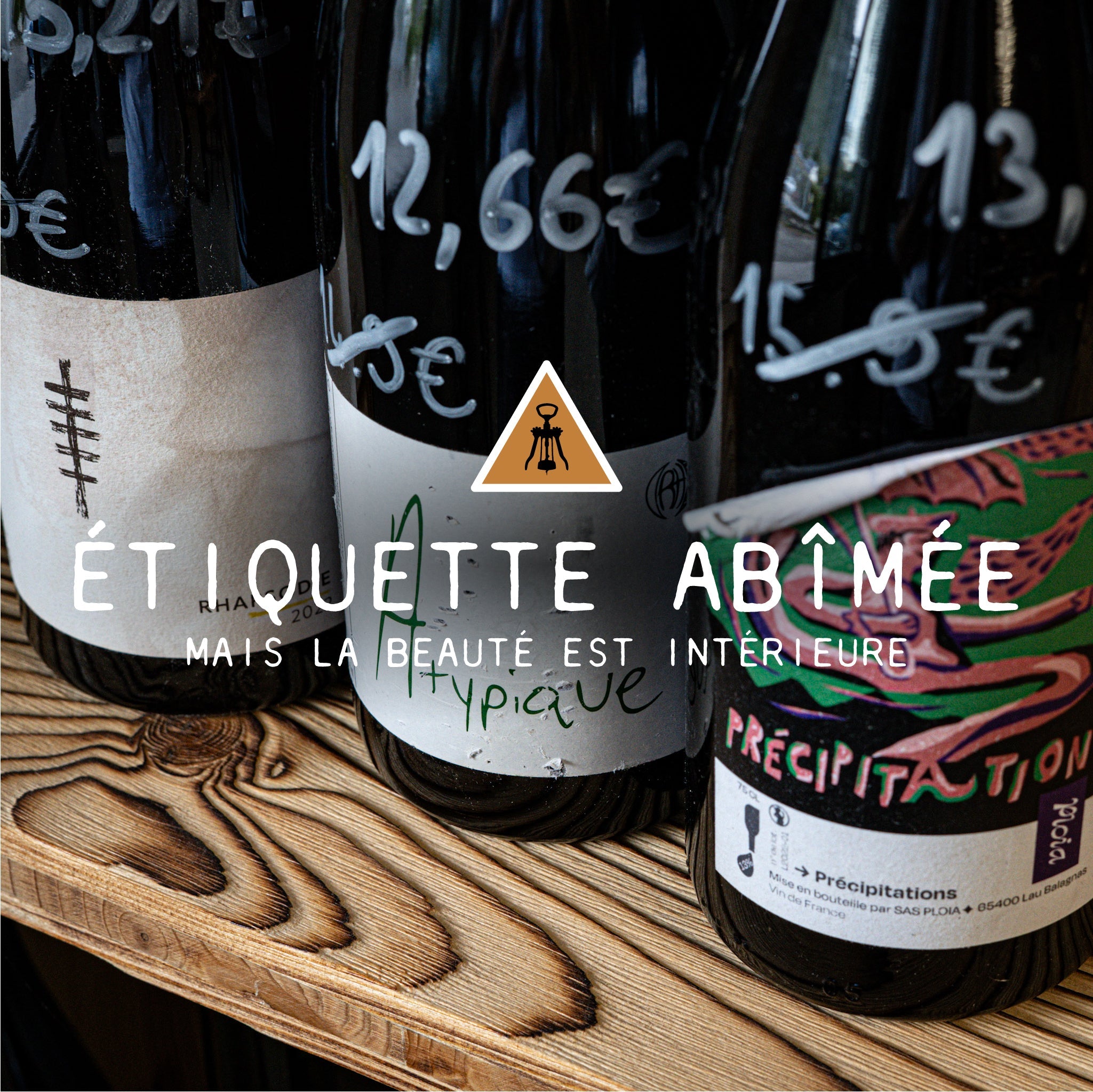 Etiquettes abîmées