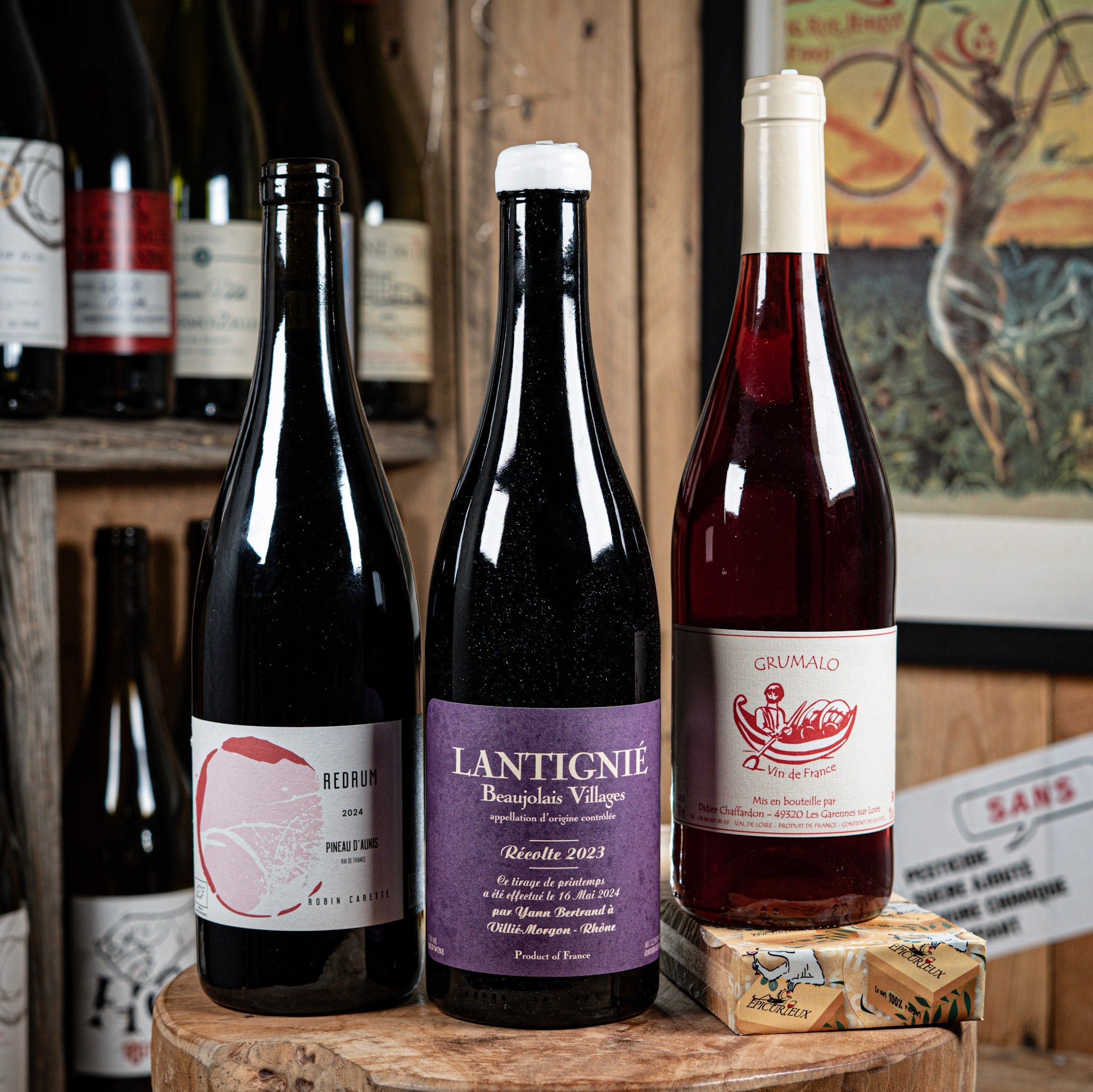 Vin rouge léger et fruité