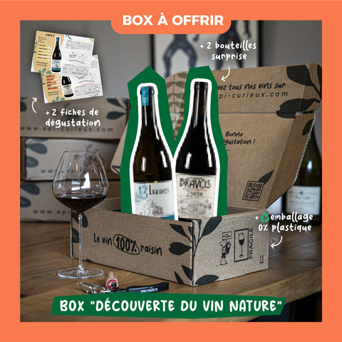 Box à offrir "Découverte du vin naturel" - 2 bouteilles