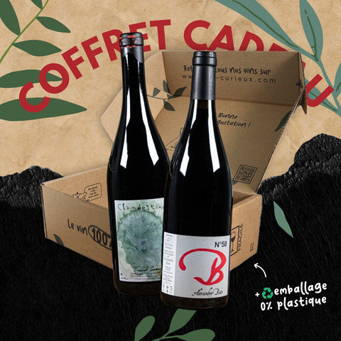 Coffret cadeau - Cadeau 100% sans sulfites ajoutés - 2 bouteilles