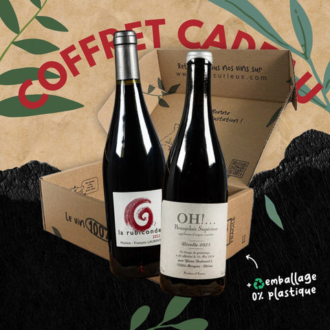 Coffret cadeau - Le kit du bon vivant - 2 bouteilles