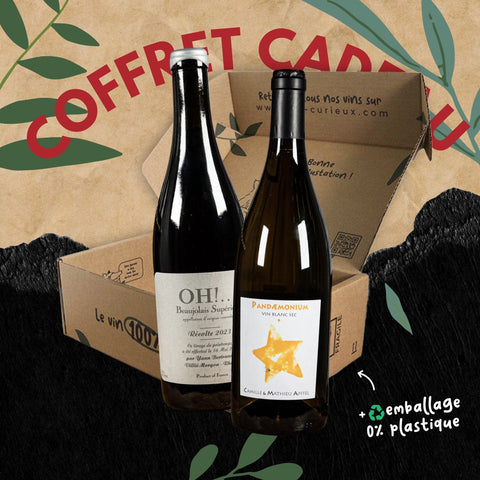 Coffret cadeau - Le vin nat' pour les nuls - 2 bouteilles