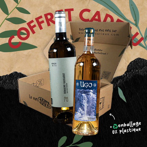 Coffret cadeau - Pour faire goûter au foie gras du vrai bon vin ! - 2 bouteilles