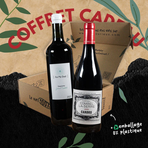 Coffret cadeau - Pour tonton qui ne boit que du Bordeaux - 2 bouteilles