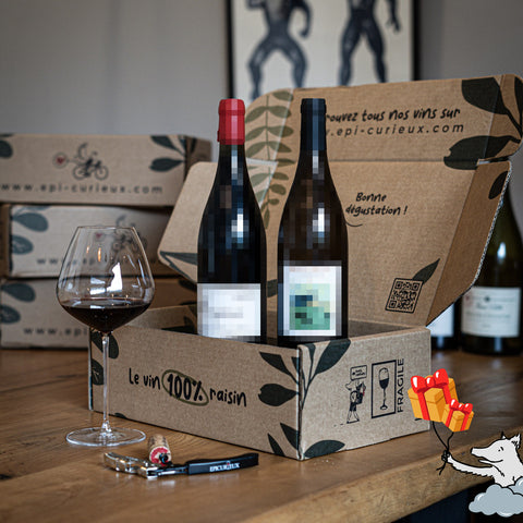 Box à offrir "Pépites du vin naturel" - 2 bouteilles