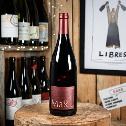 Bouteille de vin rouge P'tit max